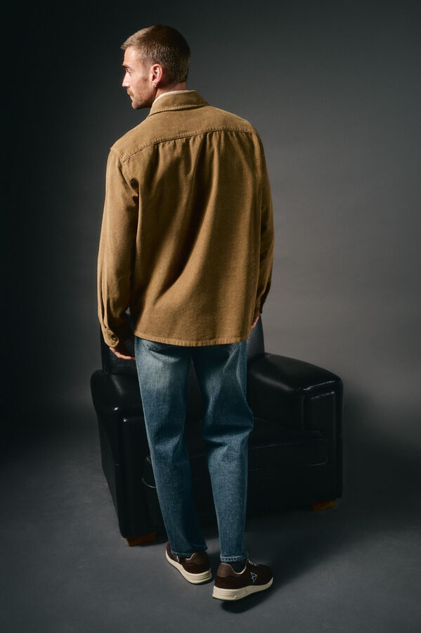 OOTO Sobrecamisa de pana Beige