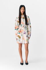 Object Saia curta estampada Cinzento