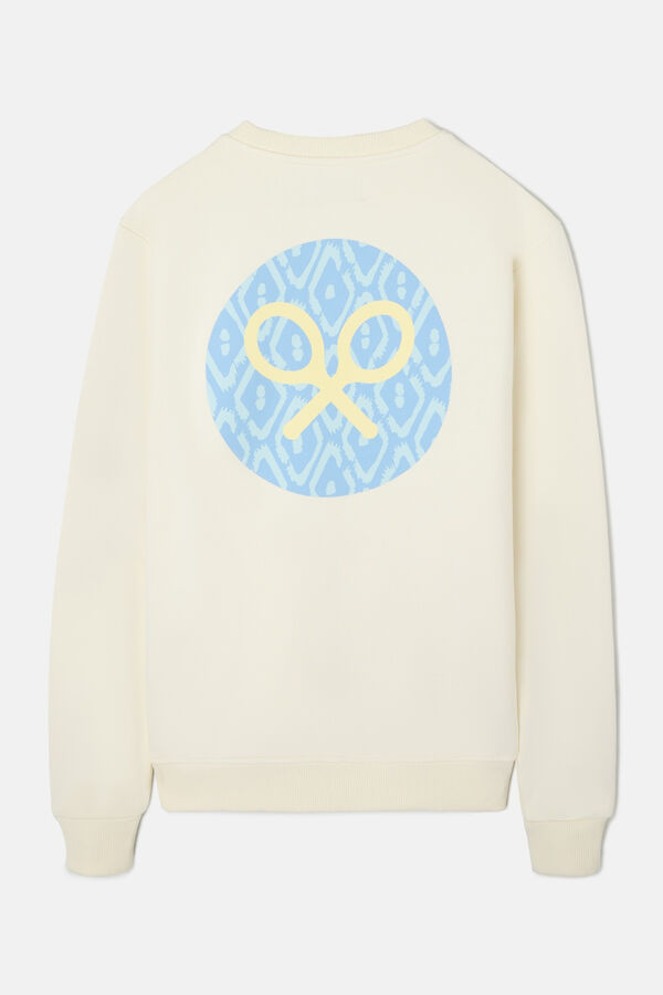 Silbon Sweatshirt círculo étnico Ecru
