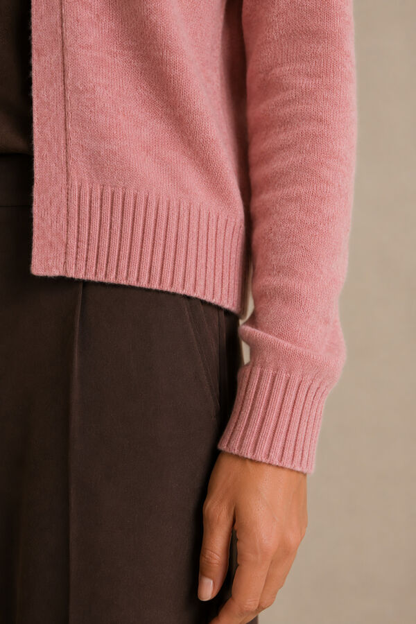 Vila Basic knit cardigan Purple