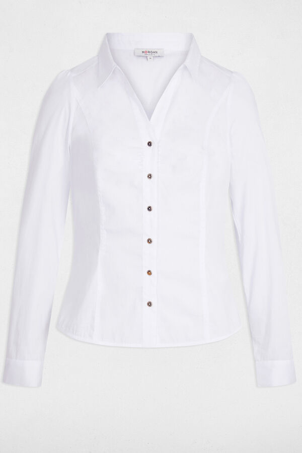 Morgan Camisa de manga comprida Branco