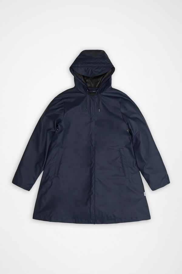 Rains Imperme&aacute;vel trench Azul