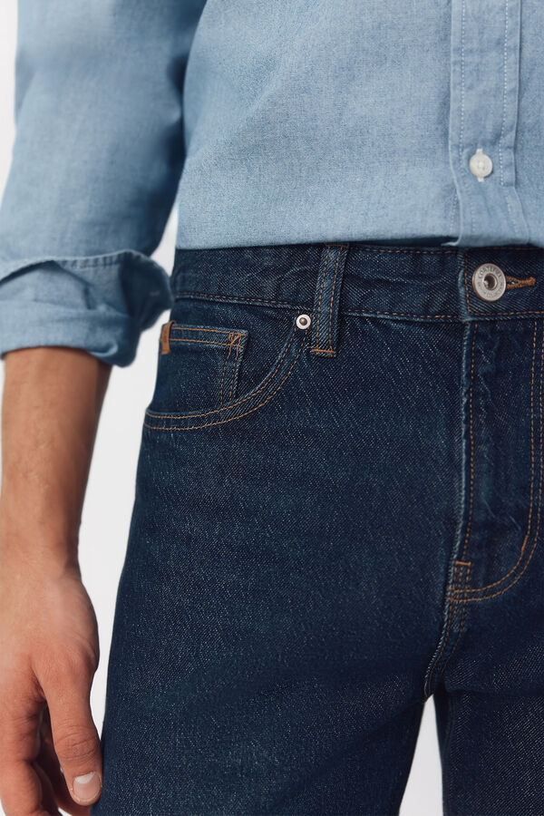 Cortefiel Regular fit jeans Navy