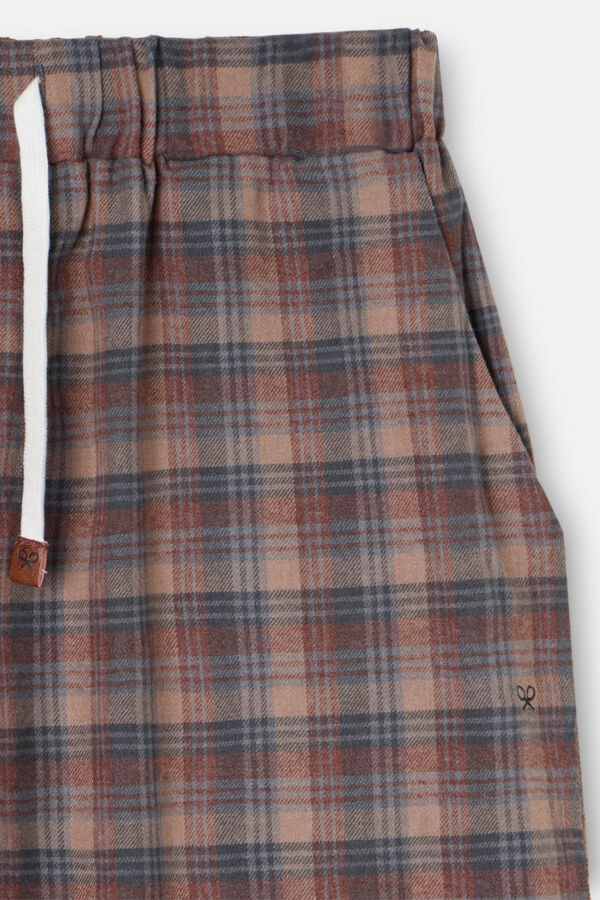 Silbon Pijama pijama tartan Cinzento