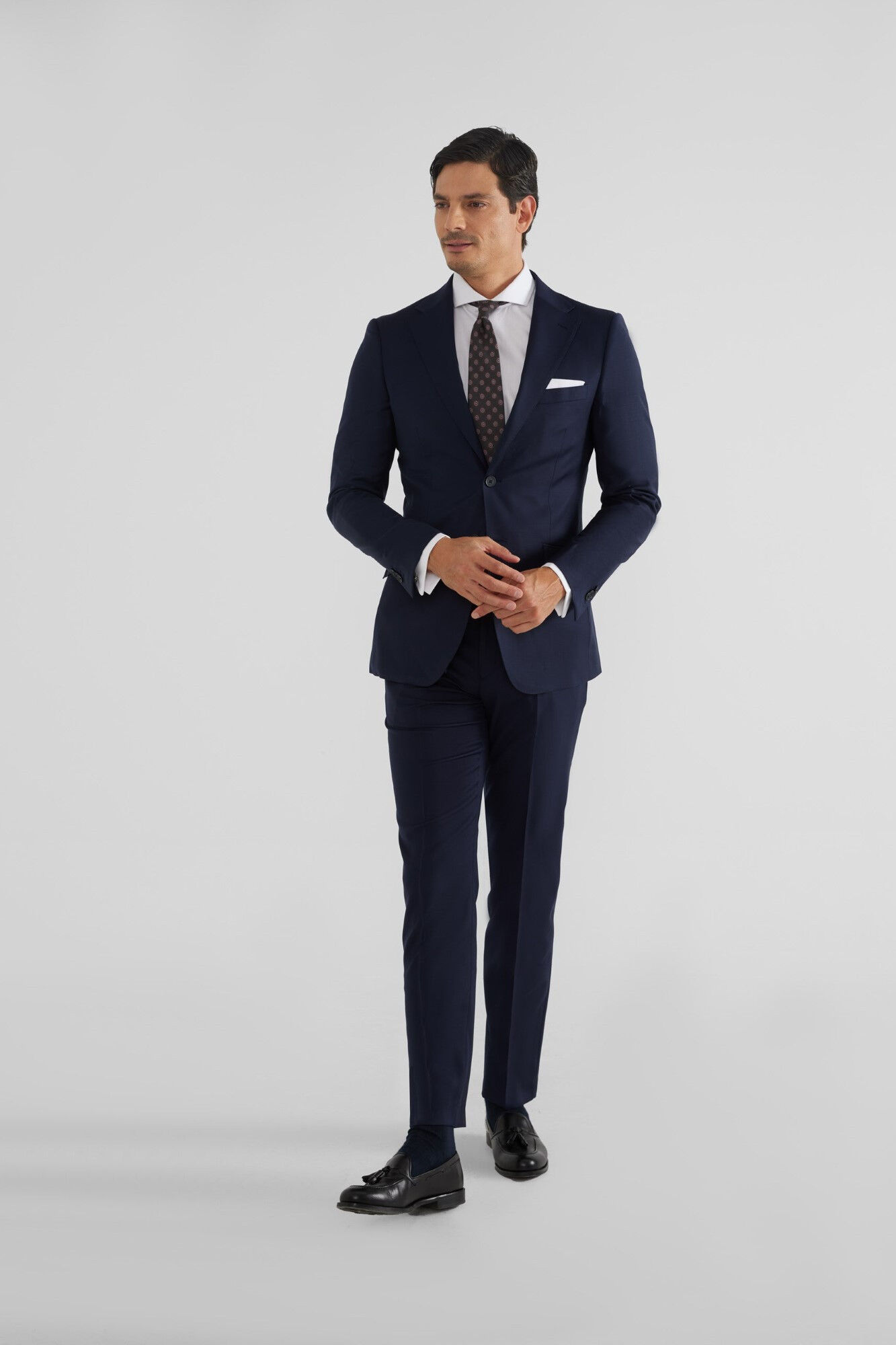 Silbon Americana traje natural stretch