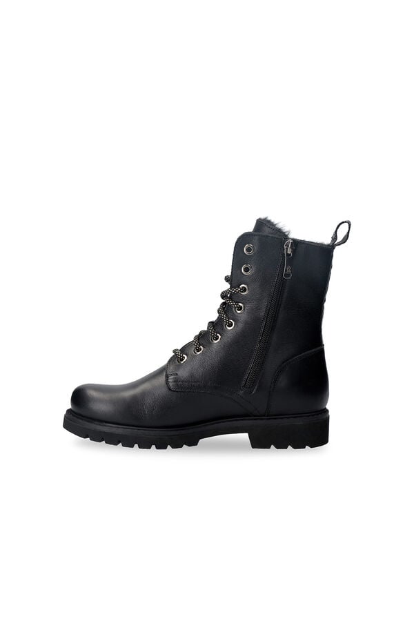 Panama Jack Botas de mulher em pele napa Preto