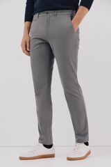 Cortefiel Slim fit chinos Grey