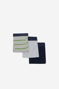 Cortefiel 3-pack jersey-knit boxers Navy