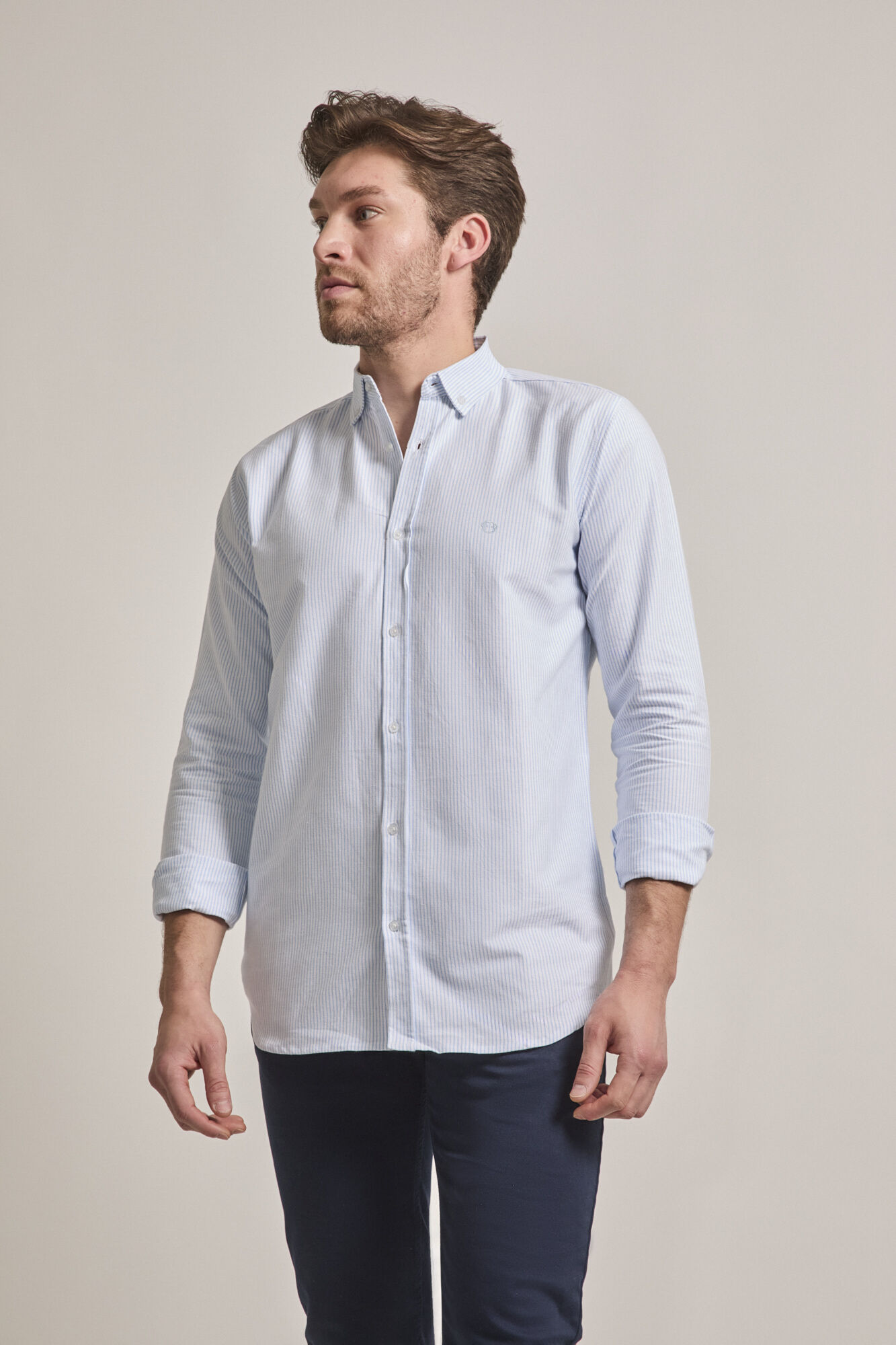 Street Monkey Camisa oxford riscas