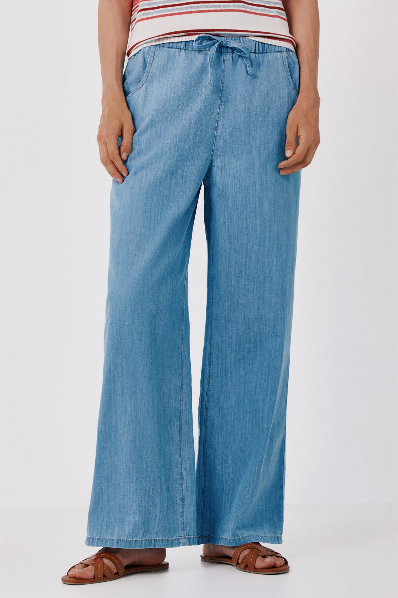 Cortefiel Chambray pyjama trousers