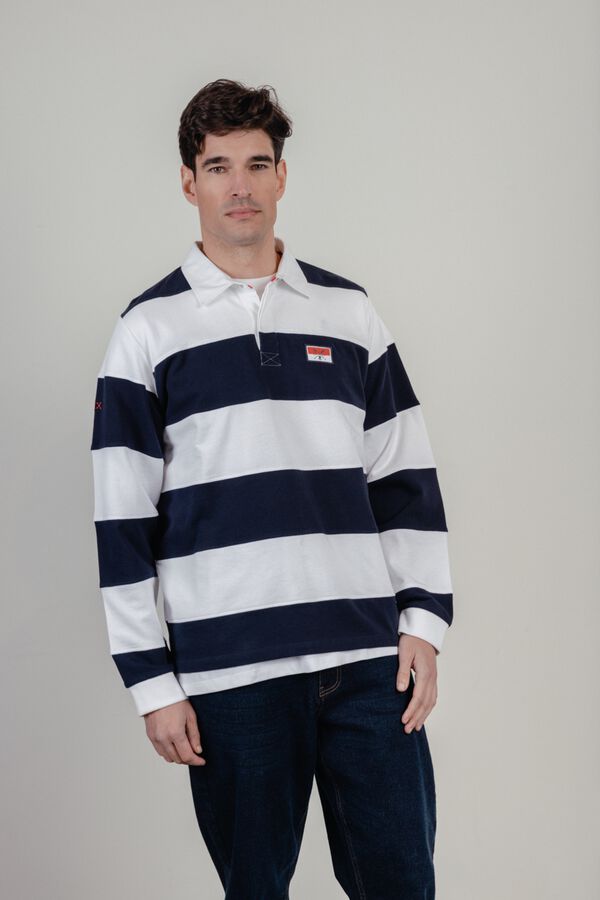 elPulpo Rugby polo shirt Navy
