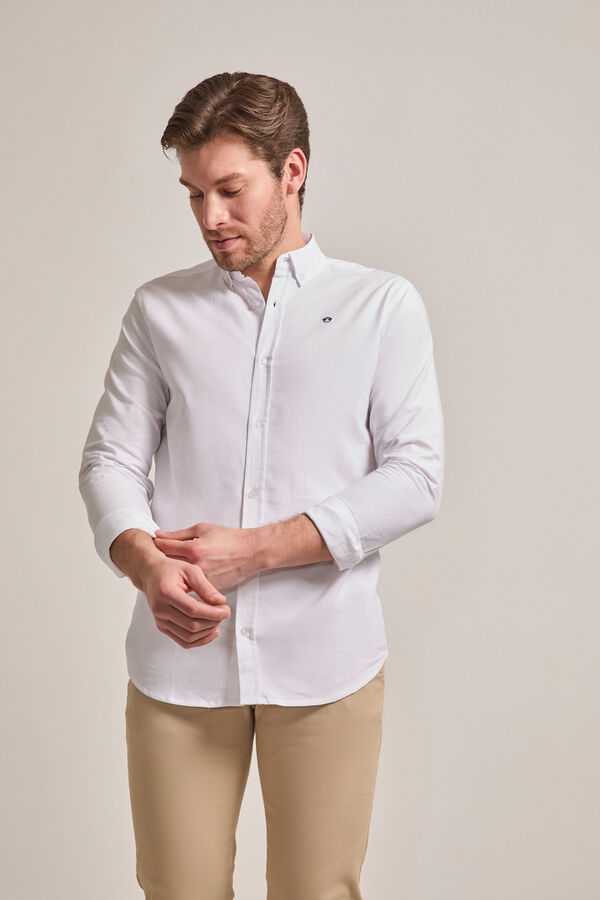 Street Monkey Camisa manga comprida Branco