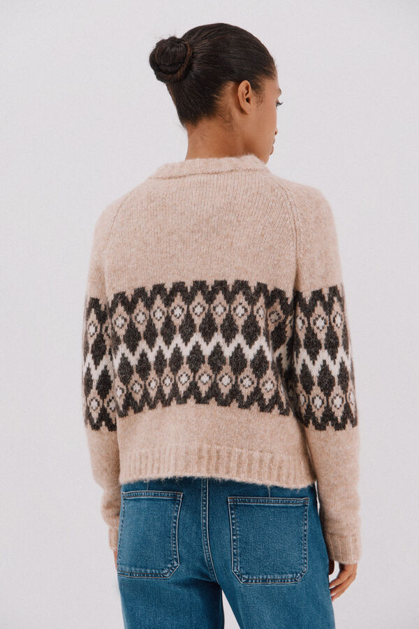 Cortefiel Positional Greek jacket Beige