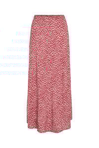 Vila Falda midi estampada de viscosa