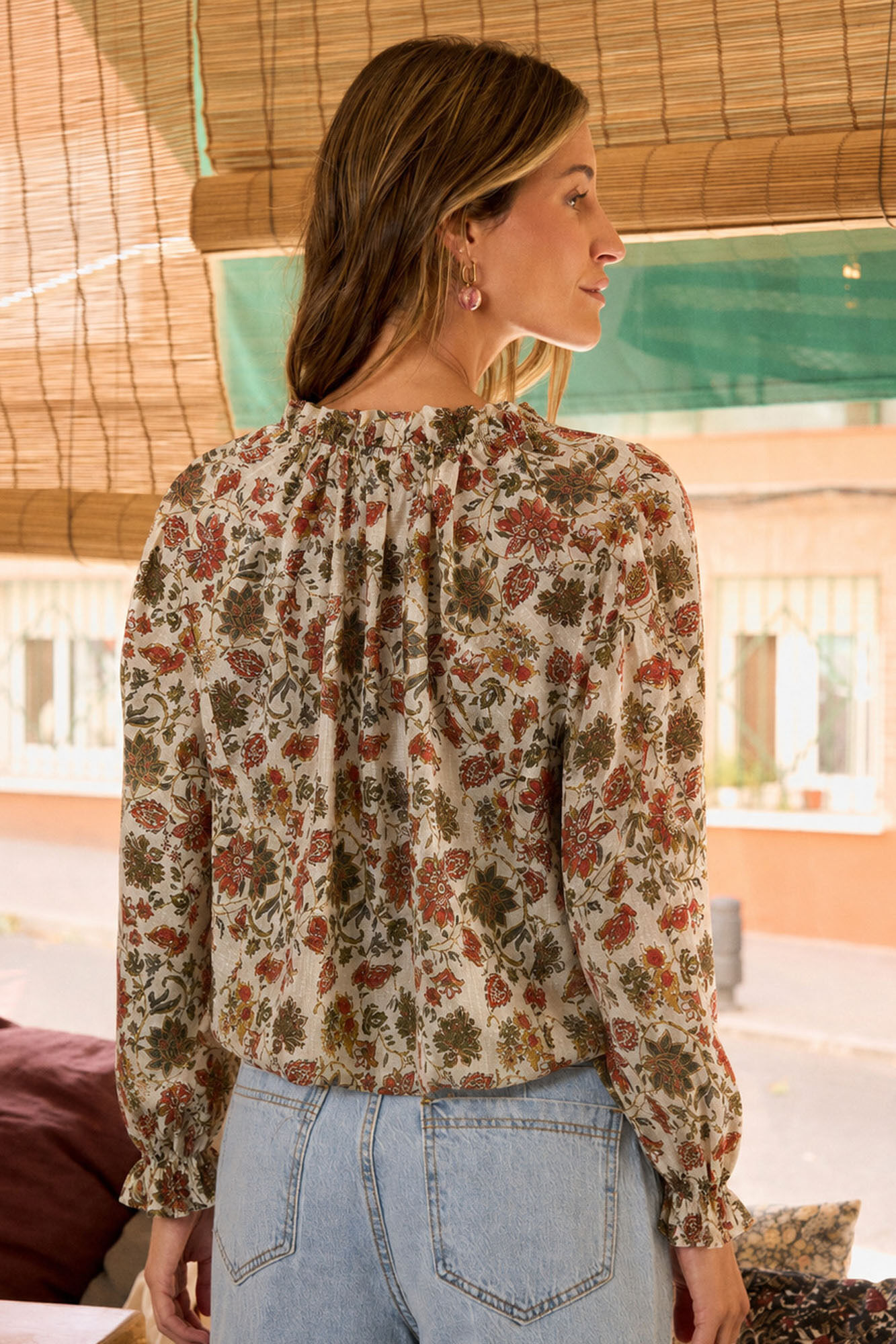 Pol&iacute;n Et Moi Camisa de flores Odalia