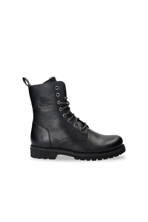 Panama Jack Botas de mulher em pele napa Preto