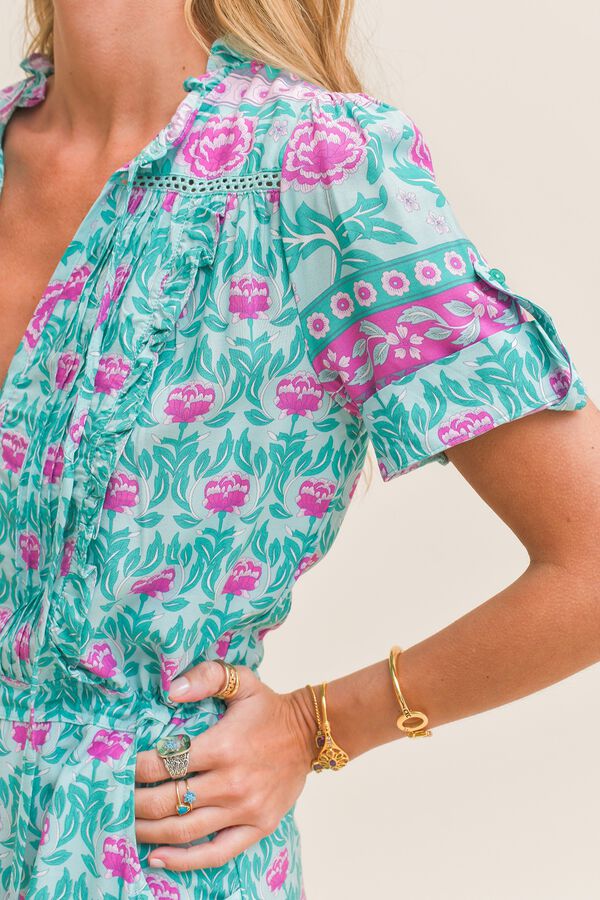 Jaase Vestido comprido Tessa Azul