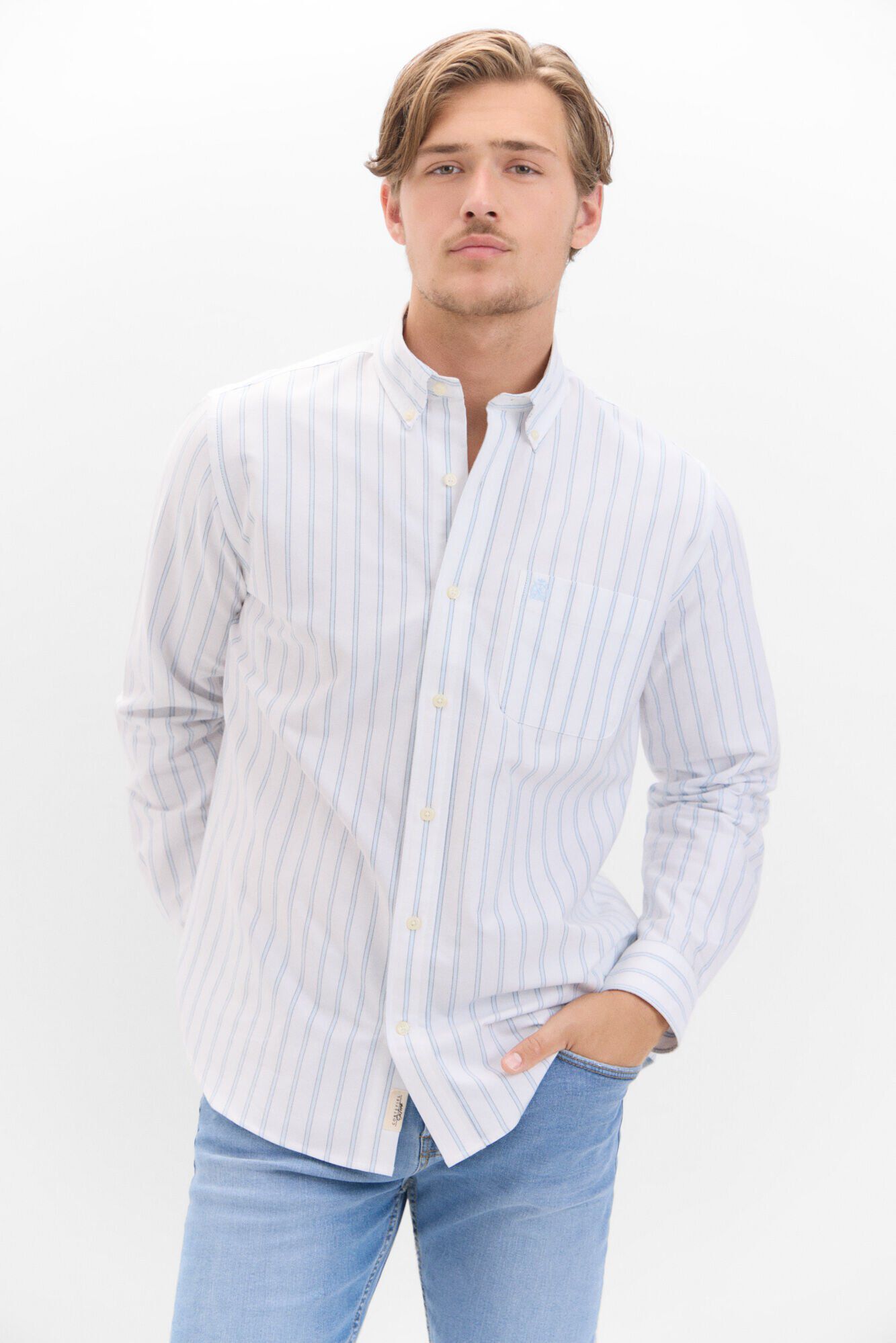 Camisa oxford rayas Camisas de hombre Cortefiel