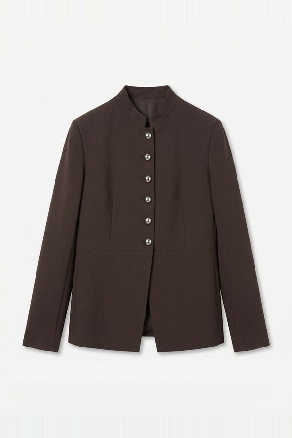 Vero Moda Blazer cintado Castanho