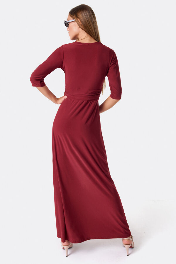 Cupl&eacute; Vestido maxi com n&oacute; Granada