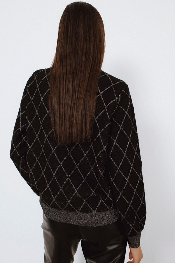 Vila Chaqueta c&aacute;rdigan con l&uacute;rex Negro