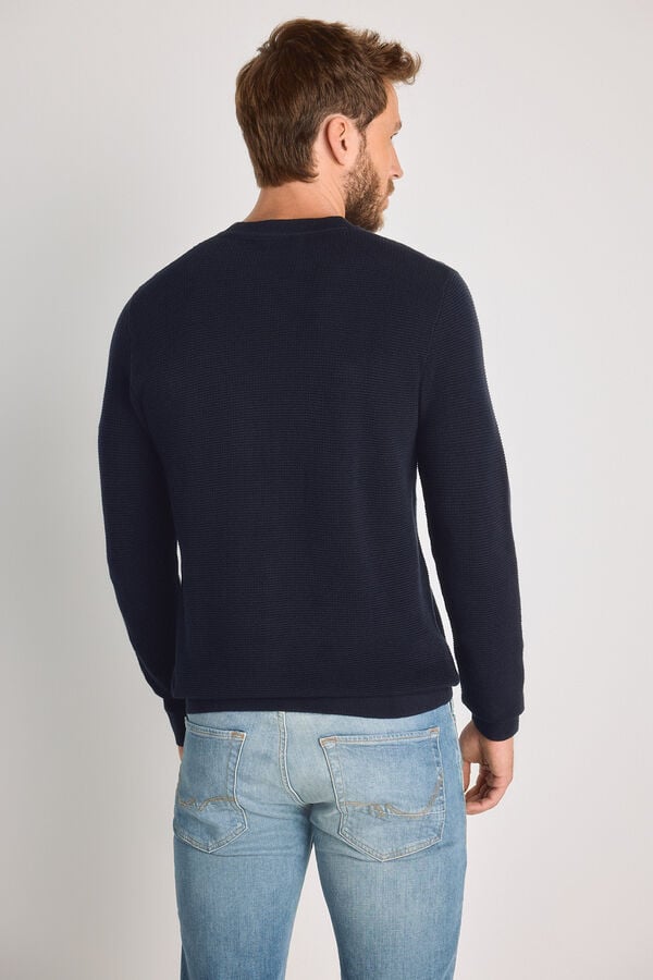 Jack & Jones 100% cotton regular jumper Navy