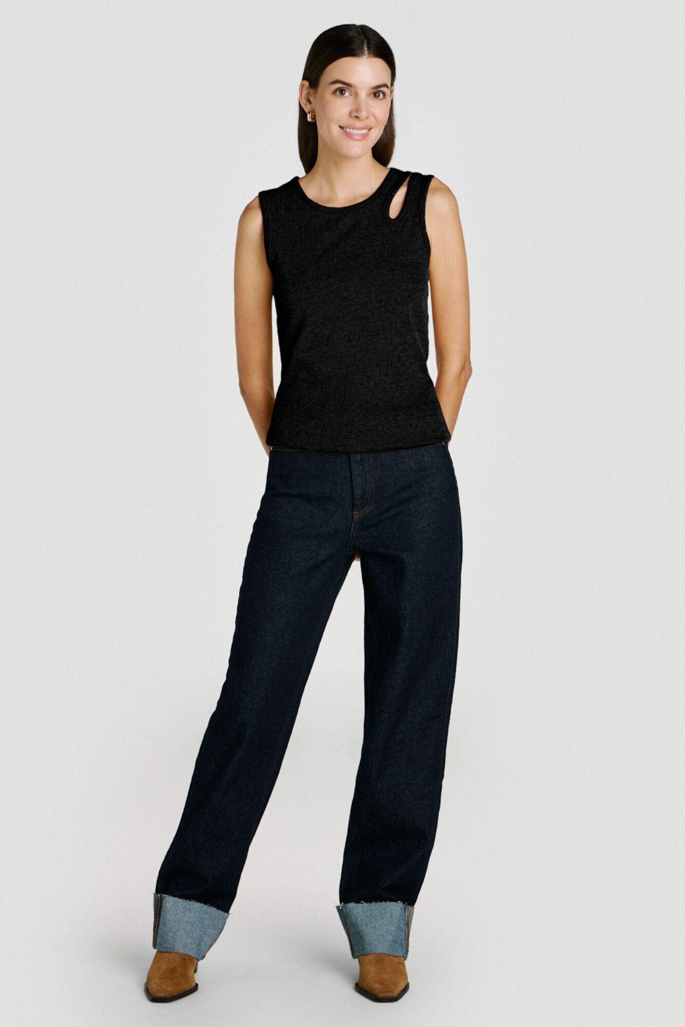 Vila Organic cotton vest top