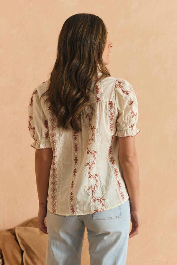 Pol&iacute;n Et Moi Blusa bordada Harper Impress&atilde;o