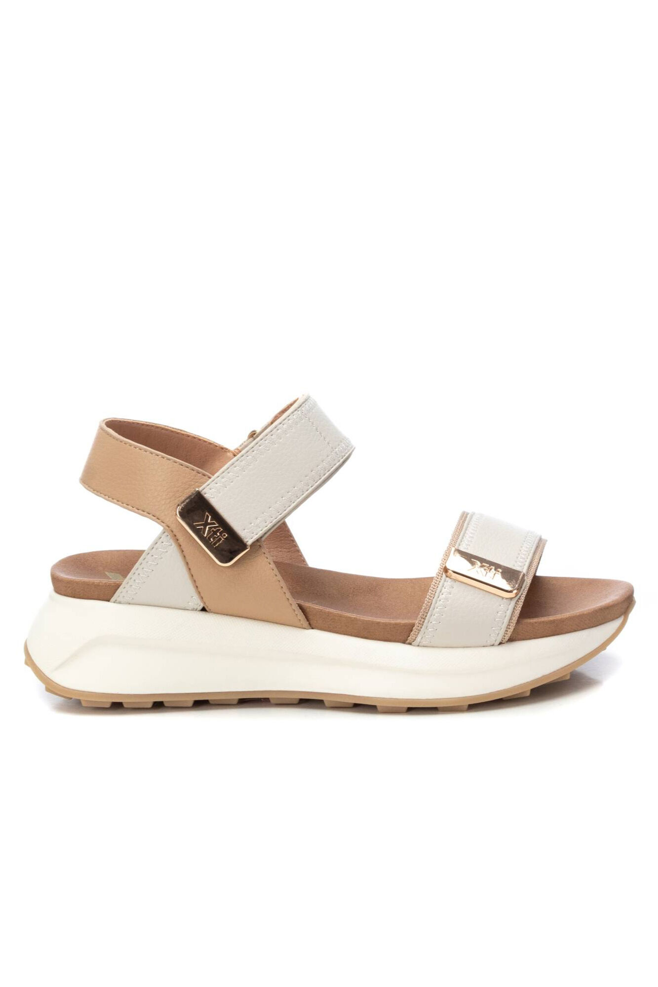 XTI Sand&aacute;lia de pala dupla com fecho adesivo