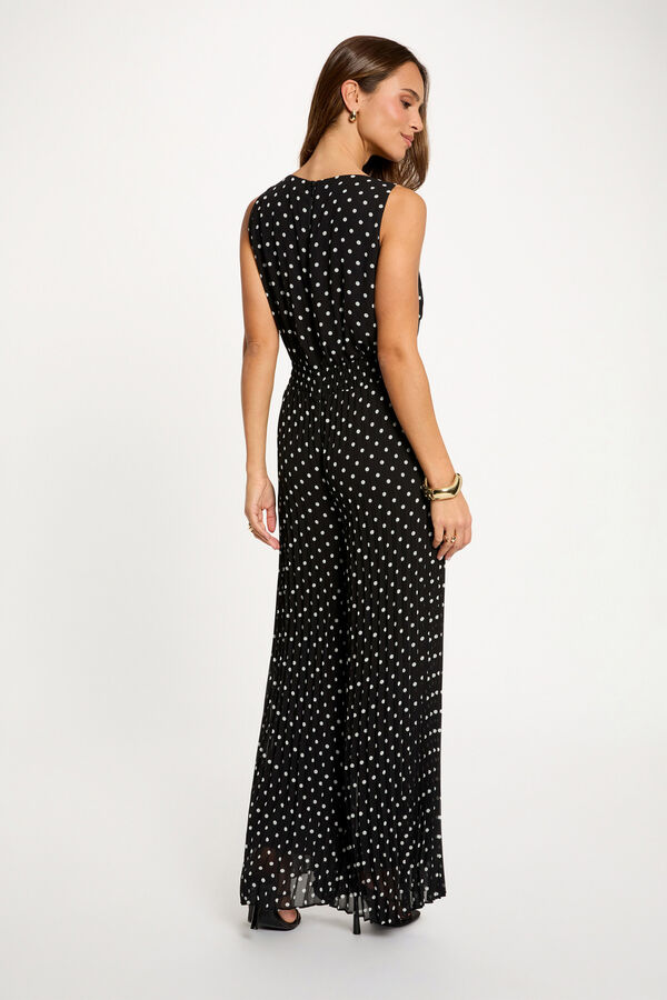 Morgan Pleated fluid jumpsuit Multicolour