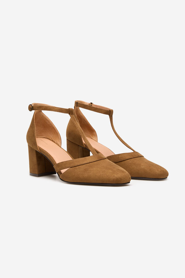 Cortefiel Heeled sandal  Gold