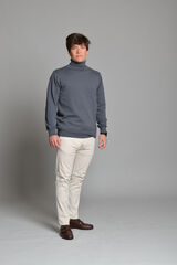 Cortefiel Polo neck jumper Green