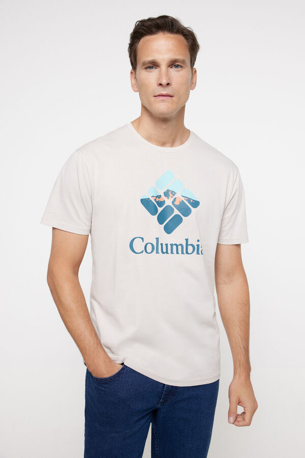 Cortefiel Camiseta Columbia Rapid Ridge™ espalda para hombre Camel