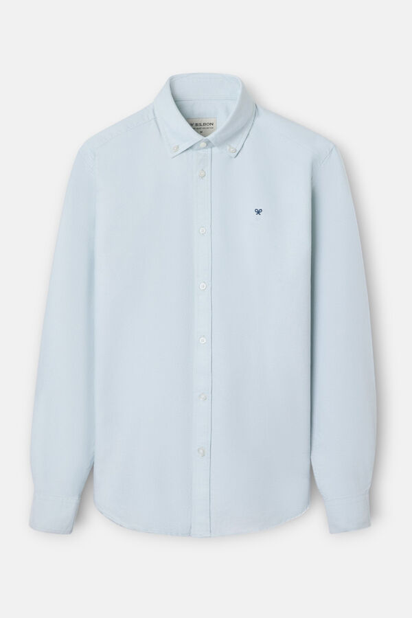 Silbon Raquete de camisa esportiva Oxford Verde