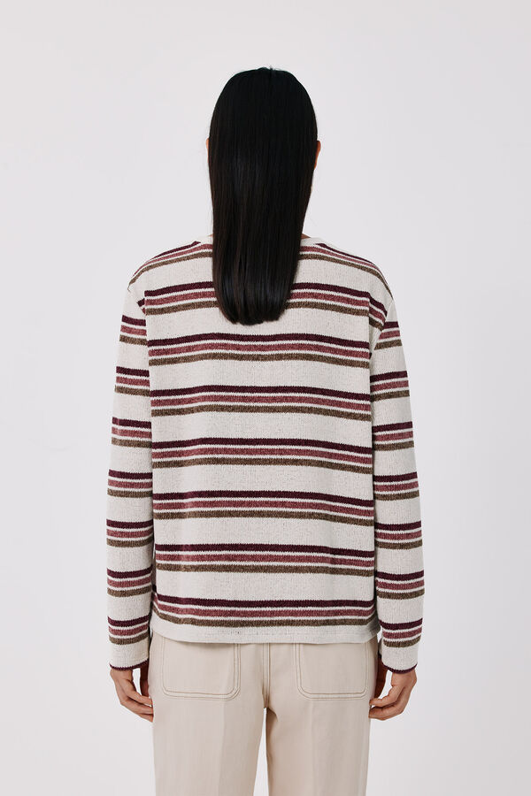 Cortefiel Chenille crew neck T-shirt Multicolour