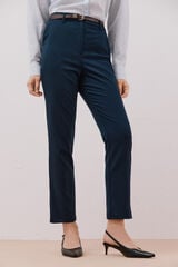 Cortefiel Flared midi skirt Navy