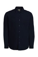 Cortefiel Essential regular-fit cotton shirt Navy