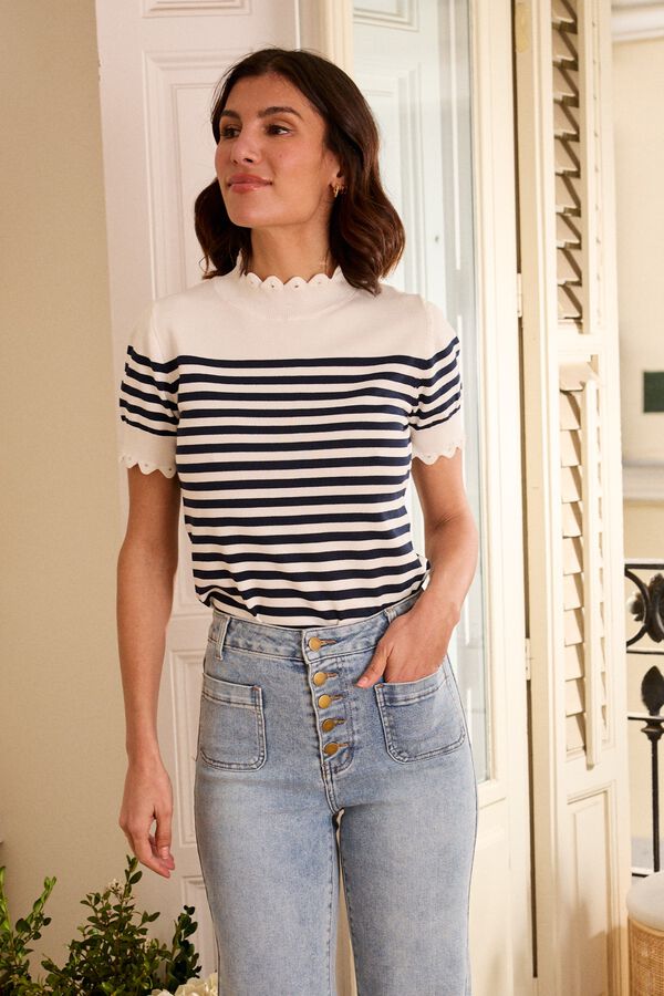 Pol&iacute;n Et Moi Cindy knit jumper Printed white