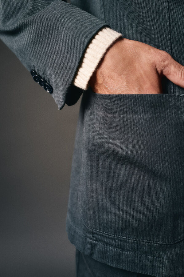 OOTO American cotton suit coordinated Navy