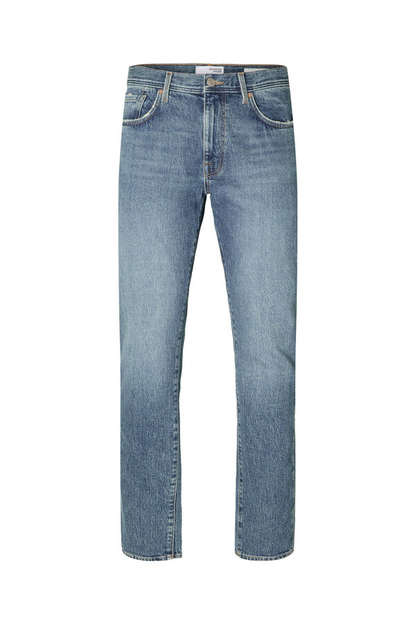 Cortefiel Slim fit jeans made with organic cotton Blue