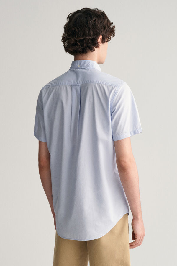 Gant Camisa clássica de manga manga curta  Azul