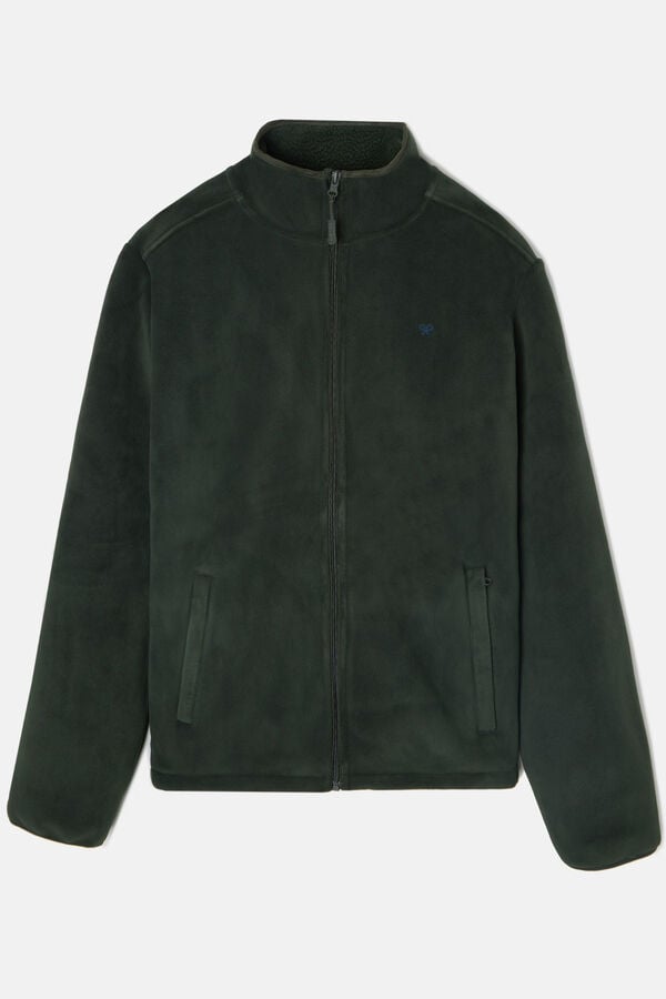 Silbon Forro polar clássico Verde