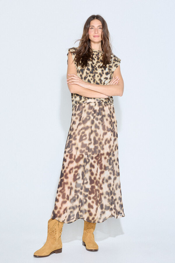 Slowlove Camiseta estampado leopardo Multicolorido