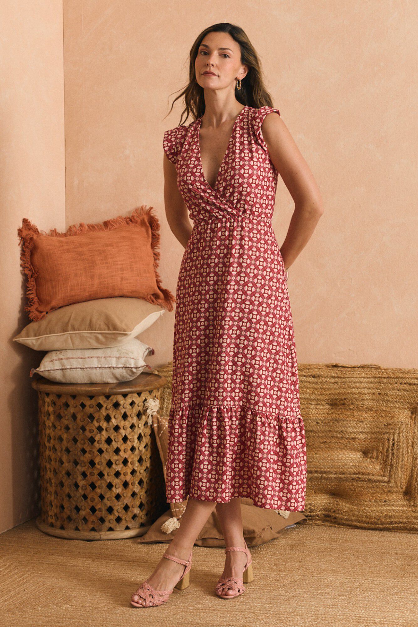 Pol&iacute;n Et Moi Vestido camiseiro Alina