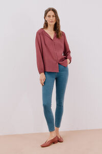 Cortefiel Blusa gola redonda