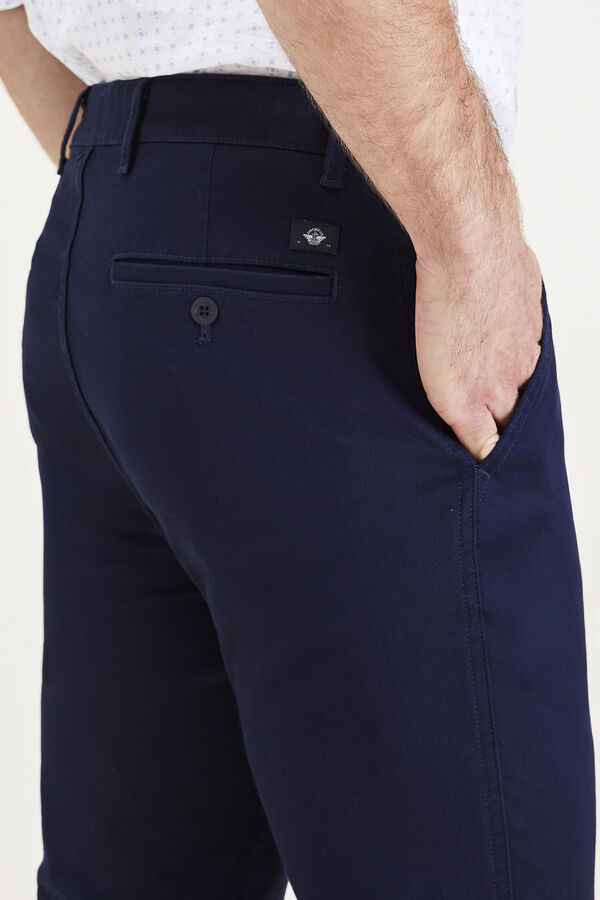 Dockers Calças chino skinny fit original Azul