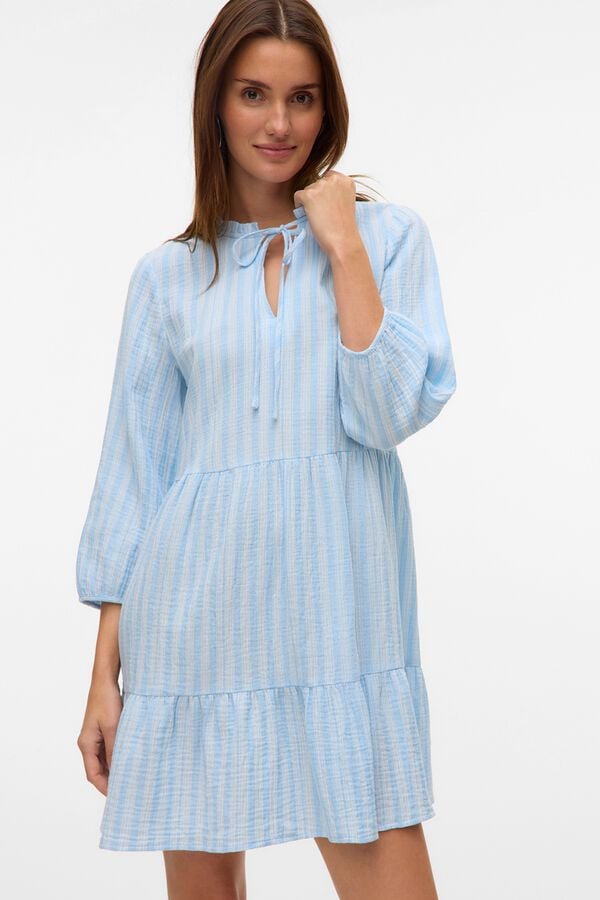 Vero Moda Striped short dress Blue