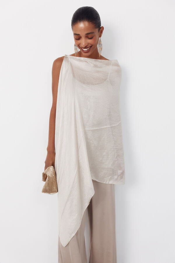 Cortefiel Plain cape Gold