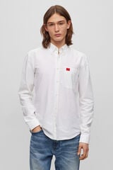 Cortefiel Camisa Oxford Blanco