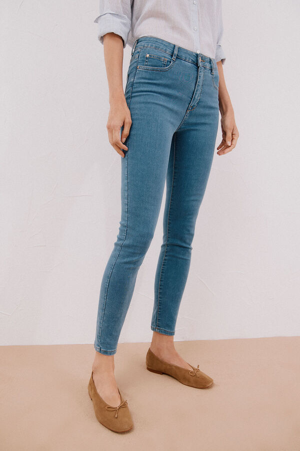 Cortefiel Sensational Jeans Navy